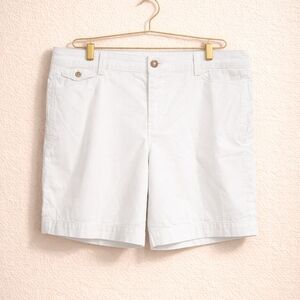 Polo by Ralph Lauren Women's White Bermudas